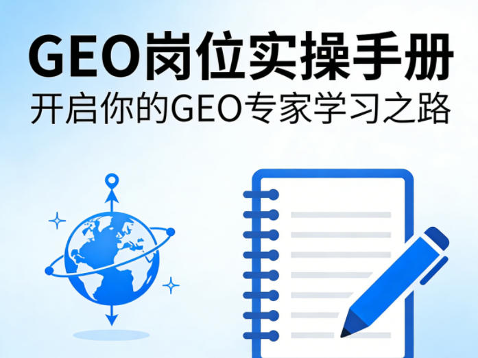GEO岗位实操手册,开启你的GE0专家学习之路 GEO岗位实操手册,开启你的GE0专家学习之路