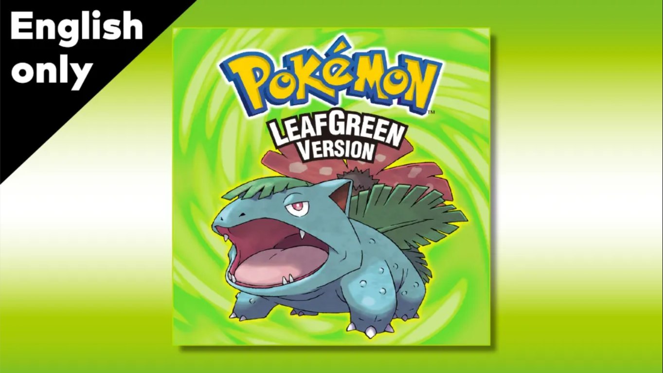 【美版】宝可梦叶绿 .Pokemon LeafGreen 中文汉化 【美版】宝可梦叶绿 .Pokemon LeafGreen 中文汉化