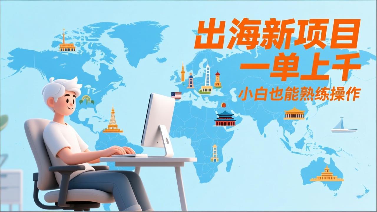 出海新项目,一单上千,小白也能熟练操作 出海新项目,一单上千,小白也能熟练操作