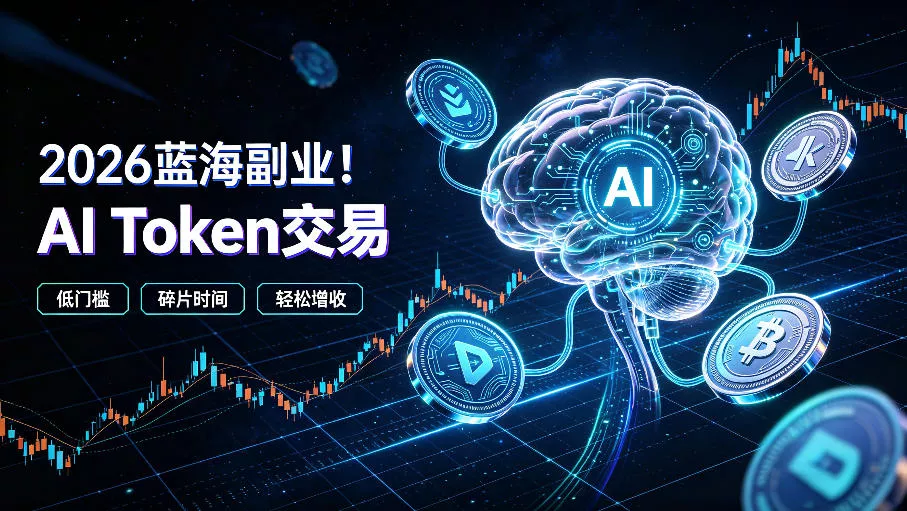 2026全新风口副业｜AI智能Token交易，空闲时间轻松 賺 收益，无需全天盯盘【揭秘】 - 渡客网创