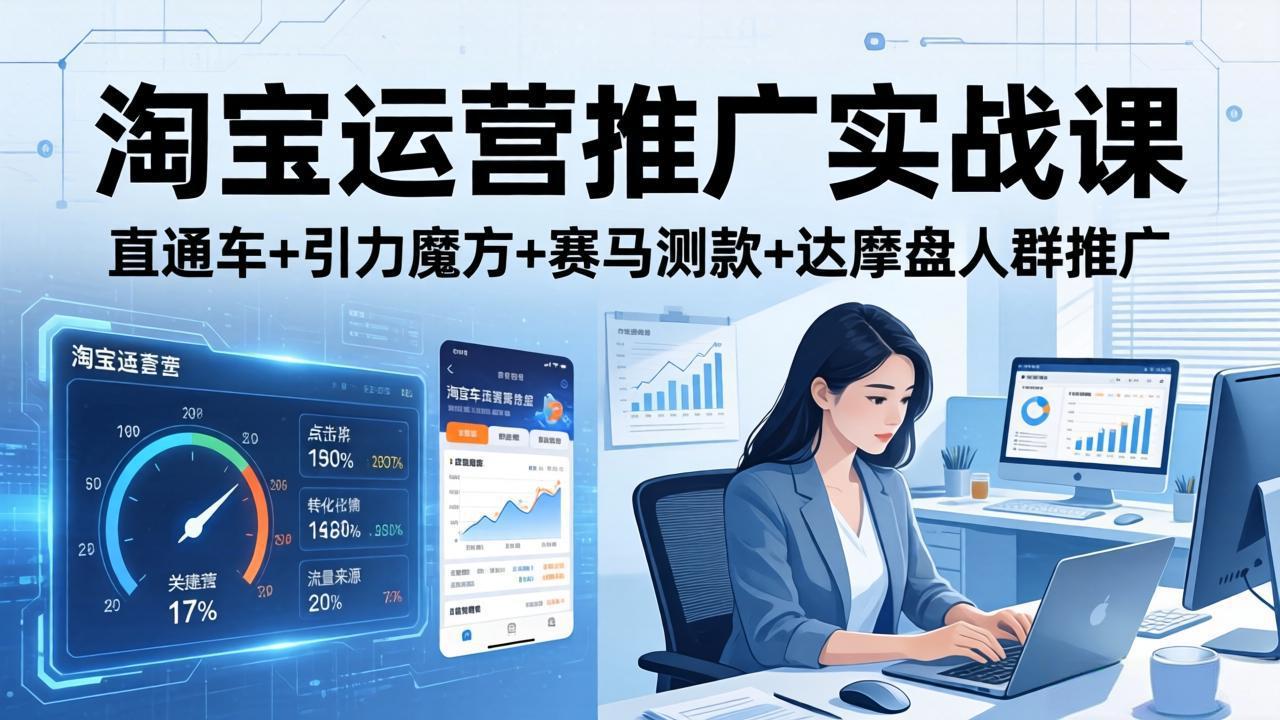 淘宝运营推广实战课(更新26年4月 淘宝运营推广实战课(更新26年4月