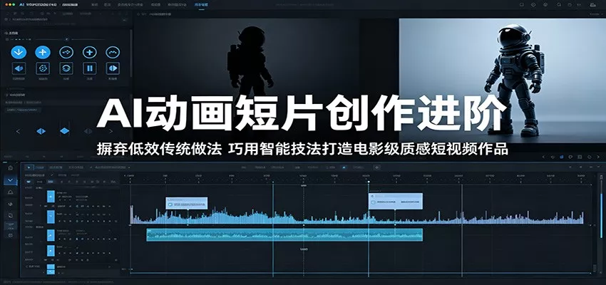 AI动画短片创作进阶:摒弃低效传统做法,巧用智能技法打造电影级质感短视频作品 - 渡客网创