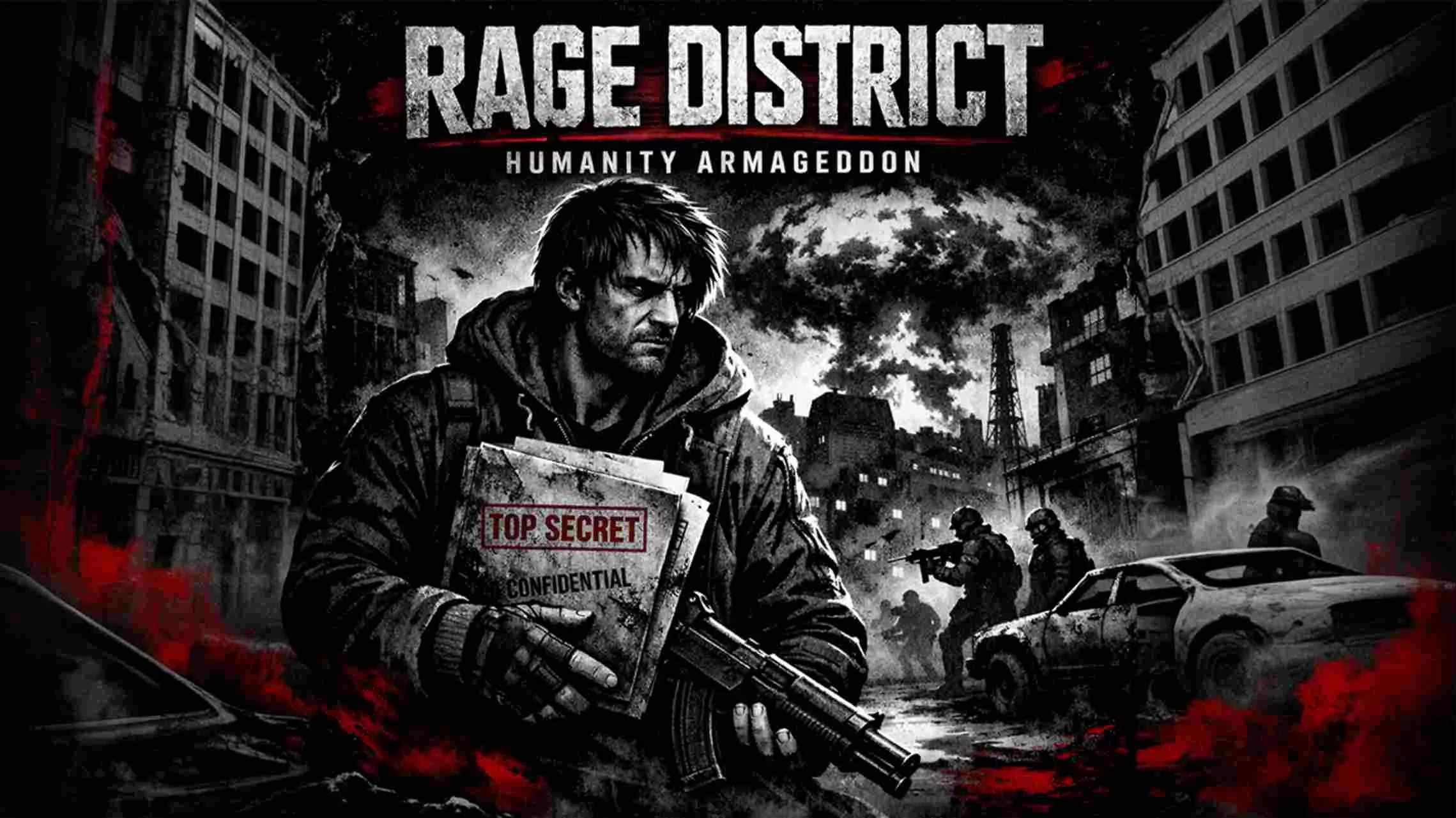 【美版】狂怒区 人类末日 Rage District – Humanity Armageddon 英语 - 渡客网创