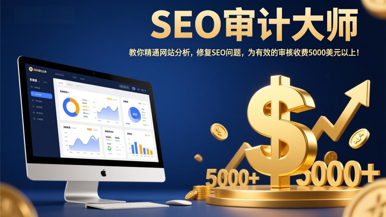 SEO审计大师：教你精通网站分析，修复SEO问题，为有效的审核收费5000美元以上！ - 渡客网创