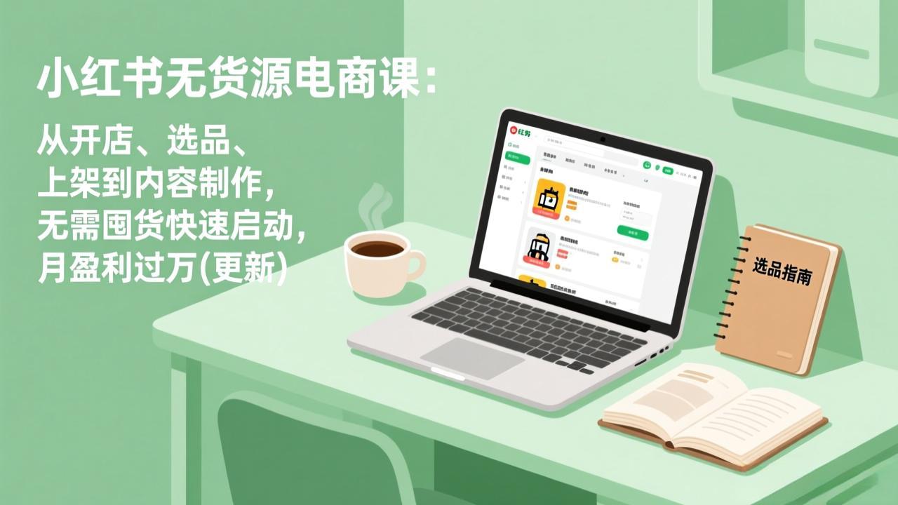 小红书无货源电商课(4月20更新 - 渡客网创