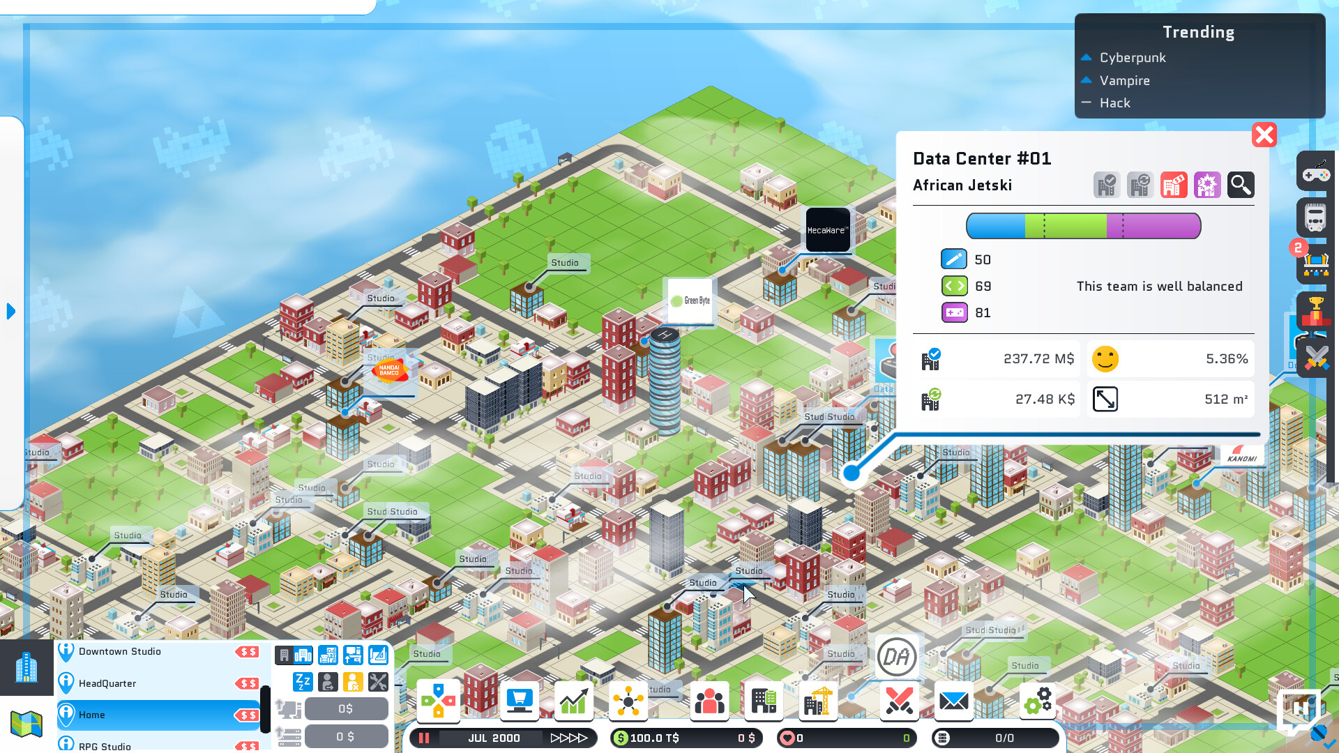 游戏大亨：都市工作室/City Game Studio: a tycoon about game dev - 渡客网创