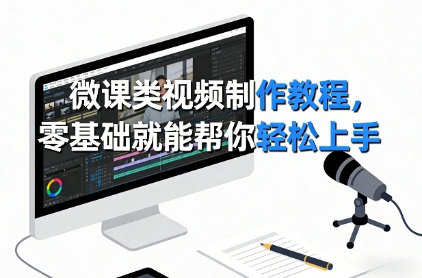 微课类视频制作教程,零基础就能帮你轻松上手 微课类视频制作教程,零基础就能帮你轻松上手