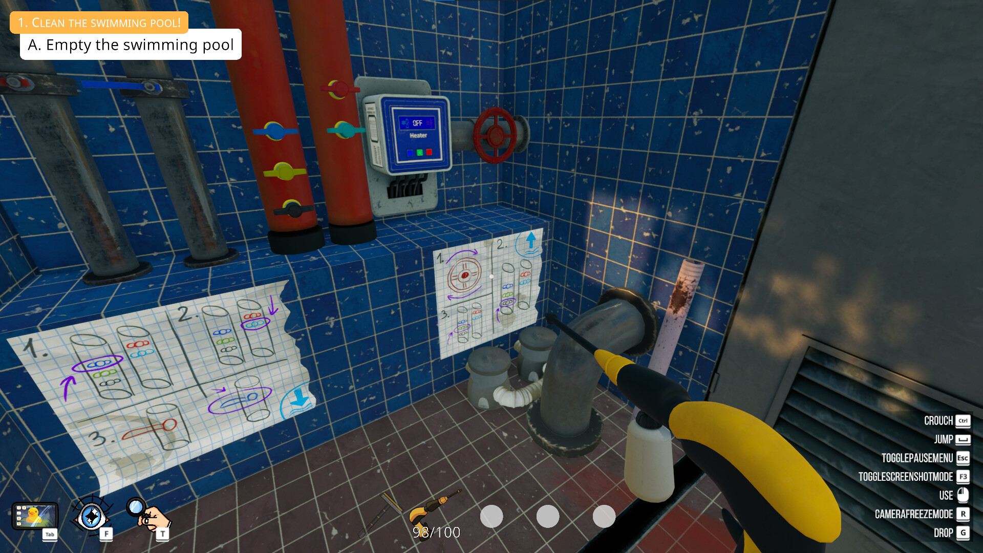 泳池清洁模拟器/Pool Cleaning Simulator 泳池清洁模拟器/Pool Cleaning Simulator