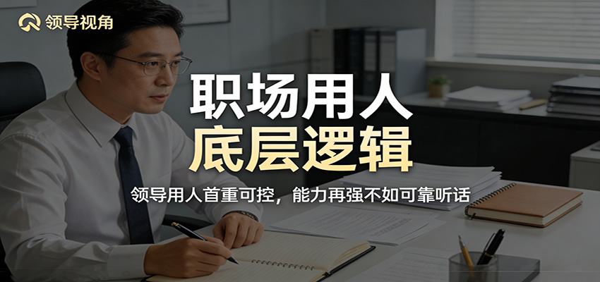 公众号付费文章：职场用人底层逻辑，领导用人首重可控，能力再强不如可靠听话 - 渡客网创