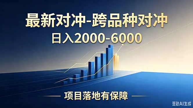 跨品种对冲震撼首发！日收益2000-6000+，项目绿色长久，安全稳健，合规靠谱，可批量放大 - 渡客网创